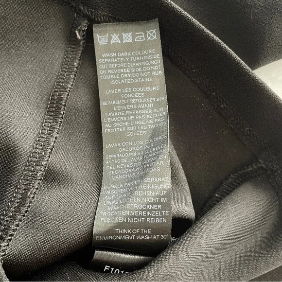 ASOS Design Black Puff Sleeve Long Sleeve Crop Top (Size 0) - Picture 6 of 8